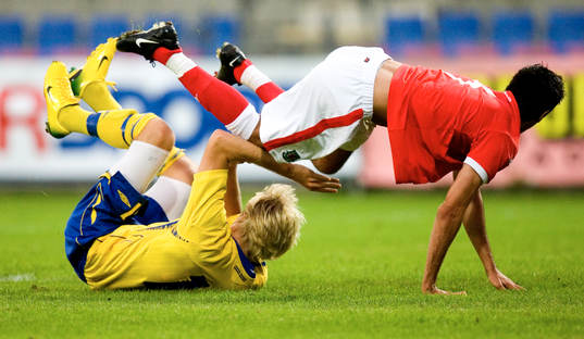 Sverige överkört i andra halvlek, men här får Sverige