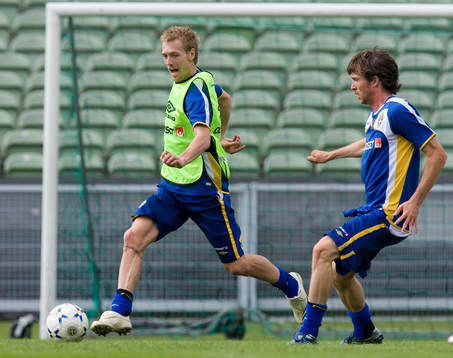 Christian Wilhelmsson och Mikael Nilsson