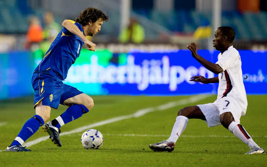 Mikael Nilsson, Sverige och DaMarcus Beasley, USA