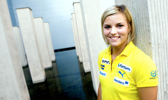 Susanna Kallur, Sverige. 100 meter häck