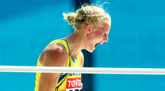 Carolina Klüft, Jubel