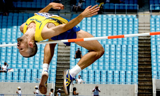 Stefan Holm, Sverige tog sig vidare till final
