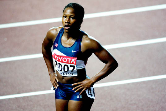 Lauryn Williams, USA silver på 100 meter