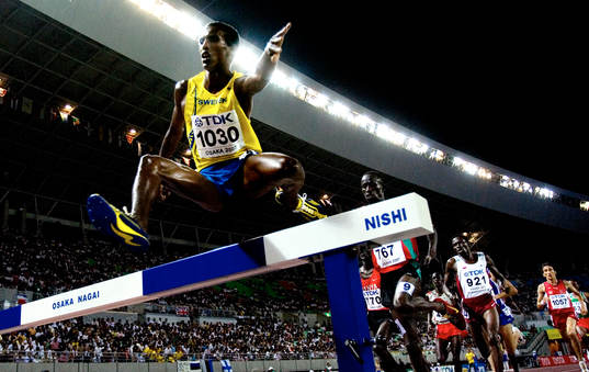 Mustafa Mohamed, Sverige tar täten i 3000 meter