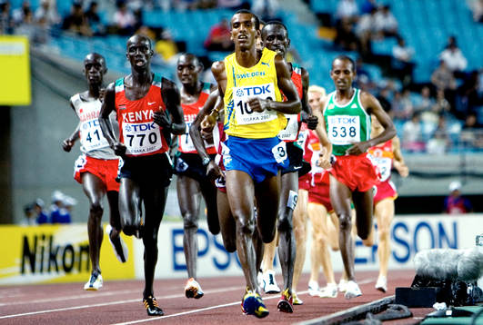 Mustafa Mohamed, Sverige tar täten i 3000 meter
