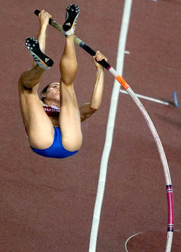 Jelena Isinbajeva, Ryssland vinner stavhoppet