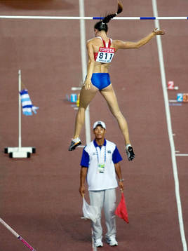 Jelena Isinbajeva, Ryssland vinner stavhoppet