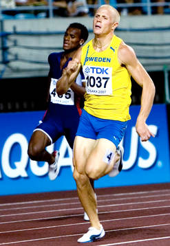 Johan Wissman, Sverige. 400 meter