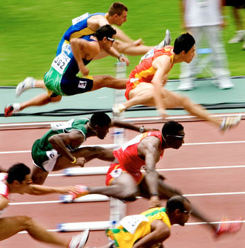 Xiang Liu, Kina. Världsrekordhållaren på 110 meter häck