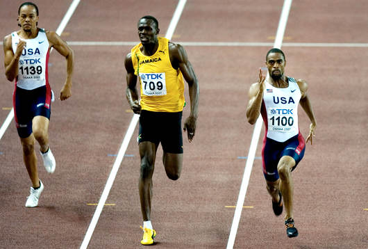 Tyson Gay, USA vinner sitt andra guld