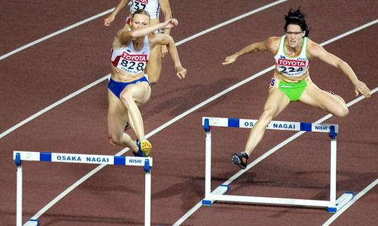 Jana Pittman-Rowlinson, Australien vinner 400 meter häck