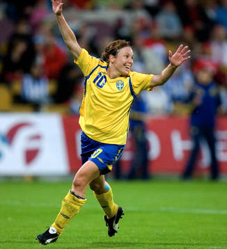0-1, Hanna Ljungberg, mål direkt
