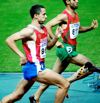 Yuriy Borzakovskiy, Ryssland. Brons på 800 meter