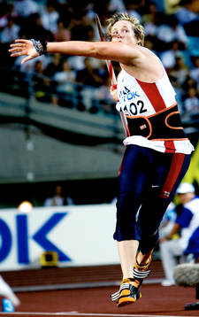 Breaux Greer, USA. Brons i spjut