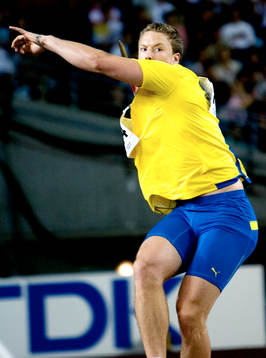 Magnus Arvidsson, Sverige kastade inte bra och fick bara