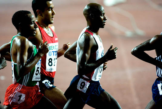 Bernard Lagat, USA tog sitt andra guld. Nu på 5000 meter