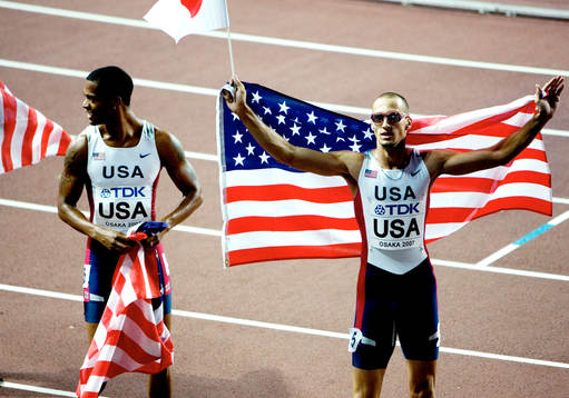 USA vinner 4x400 meter med Jeremy Warnier på sista