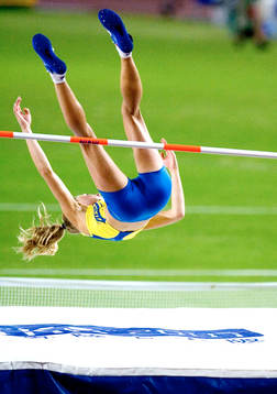 Kajsa Bergqvist, Sverige. Höjd