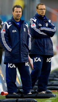 Stefan Rehn och Jonas Olsson, tränare