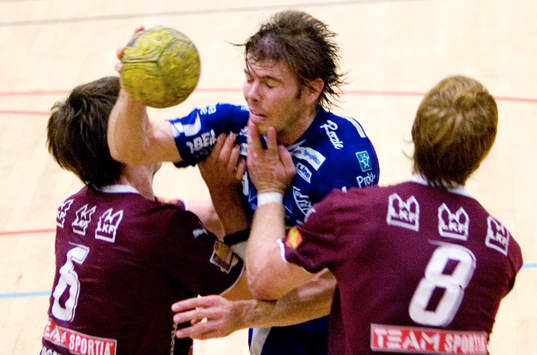 Trelleborg hade svårt att ta sig förbi. Daniel Lindqvist,
