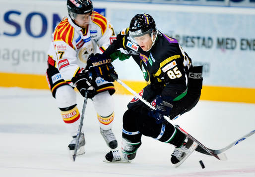 Lars Erik Spets, Brynäs, och Mikael Johansson, Färjestad