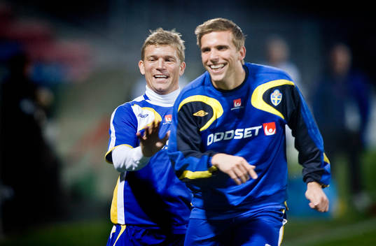 Marcus Allbäck och Anders Svensson