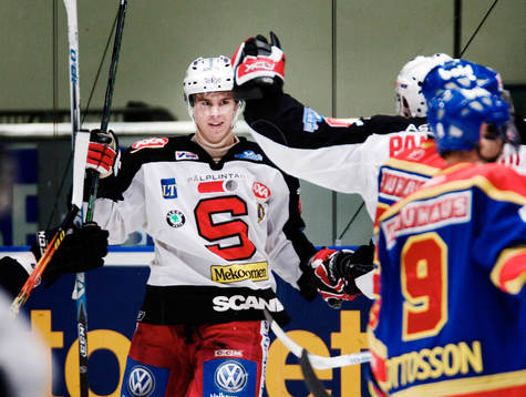 Linus Videll, Södertälje, kvitterade till 1-1