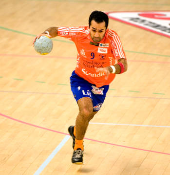Handboll, Elitserien, Helsingborg - Lindesberg. Binai Aziz