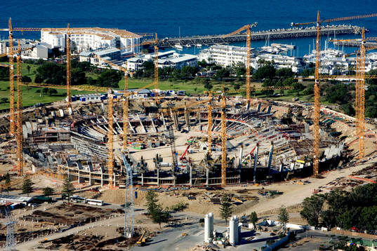 Greenpoint Stadium, arenan i Kapstaden där en semifinal