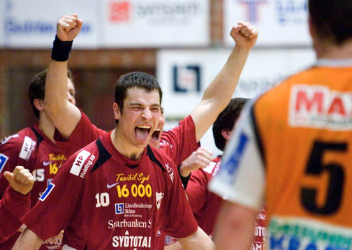 Marko Tanaskovic, Ystad,  jubel