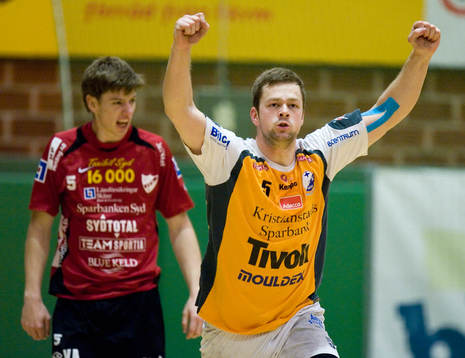 Per Möllerberg, Kristianstad, jubel