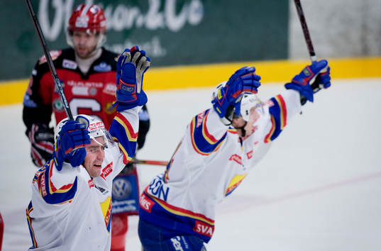Nichlas Falk, Djurgården, och Dick Axelsson, Djurgården,