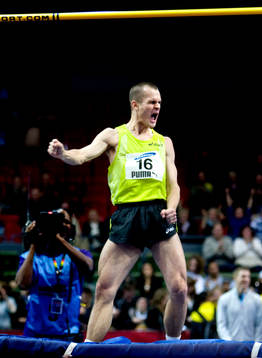 Stefan Holm, Kils AIK, höjdhopp, jubel