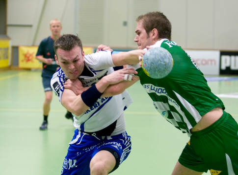Pierre Hammarstrand, Ystad, och Daniel Båverud, Hammarby