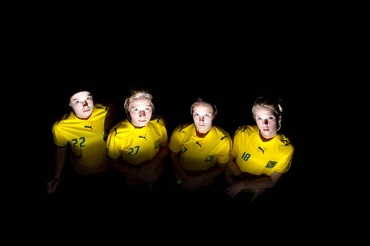Malin Dalbjer, Victoria Wikström, Malin Hansen, Josefin