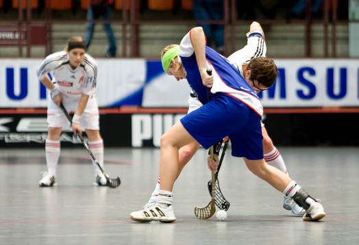Innebandy, dam, World Challenge, Schweiz - Tjeckien