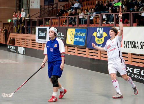 Marion Rittmeyer gör mål för Schweiz
