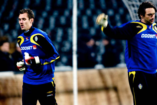 Andreas Isaksson och Rami Shaaban, målvakt