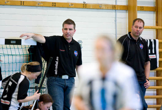 Christian Berglund, tränare och Mats Carlgren, ordförande