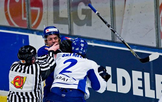 Daniel Widing, Sverige, och Anssi Salmela, Finland, i