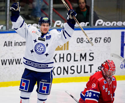 Jens Bergenström, Leksand, jubel. Pontus Sjögren,