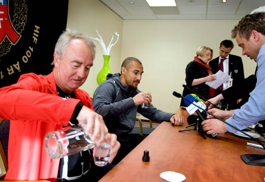 Presskonferens, Bosse Nilsson, tränare, Helsingborg och