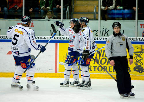 Mattias Weinhandl, Linköping avgör med sitt 2-3 (jubel)