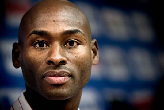 Bernard Lagat på podiet