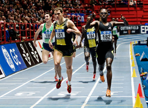 Wilfred Bungei, Kenya, vann  800 meter