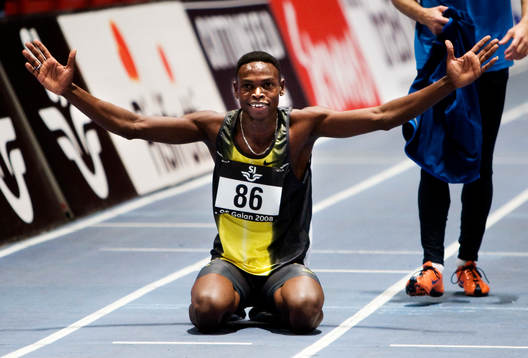 Abubaker Kaki, Sudan, vann männens 1000 meter