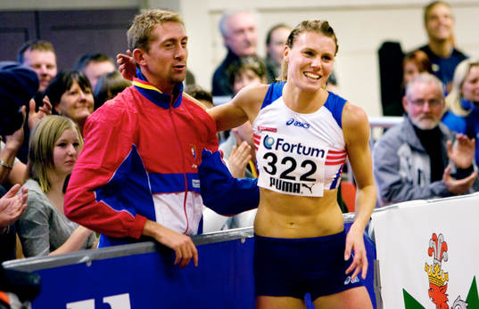 Emma Green, vinner på personliga rekordet 1.98. Här