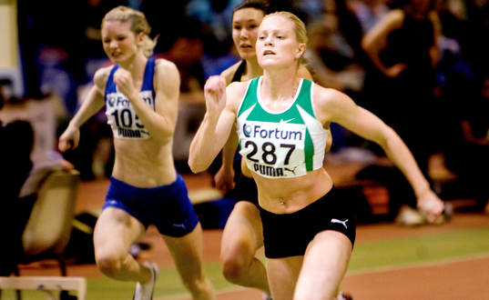 Linda Berntsson, Mölndals AIK vinner 60 meter
