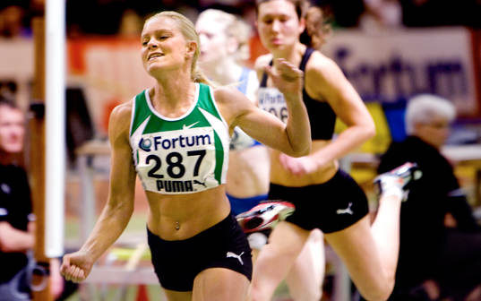 Linda Berntsson, Mölndals AIK vinner 60 meter