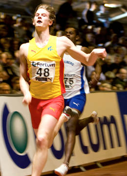 Alexander Nordkvist, Huddinge vinner 200 meter